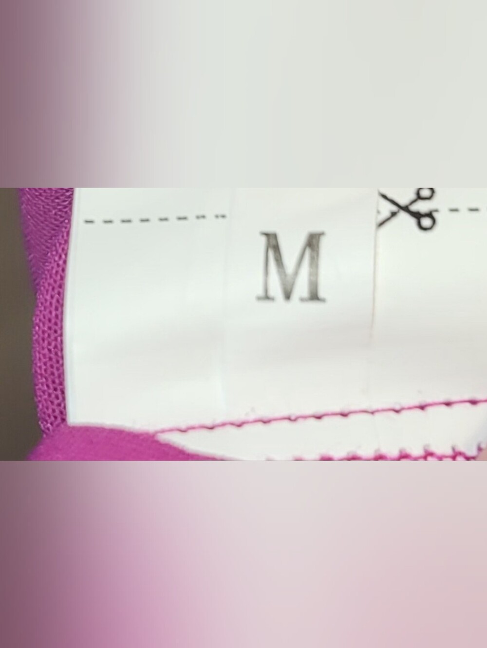 One-Shoulder Ruffle - Magenta M - Picture 2 of 2